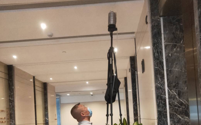 上海集中空調(diào)通風(fēng)衛(wèi)生檢測(cè)現(xiàn)場(chǎng)